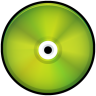 CD Colored Green Icon 96x96 png